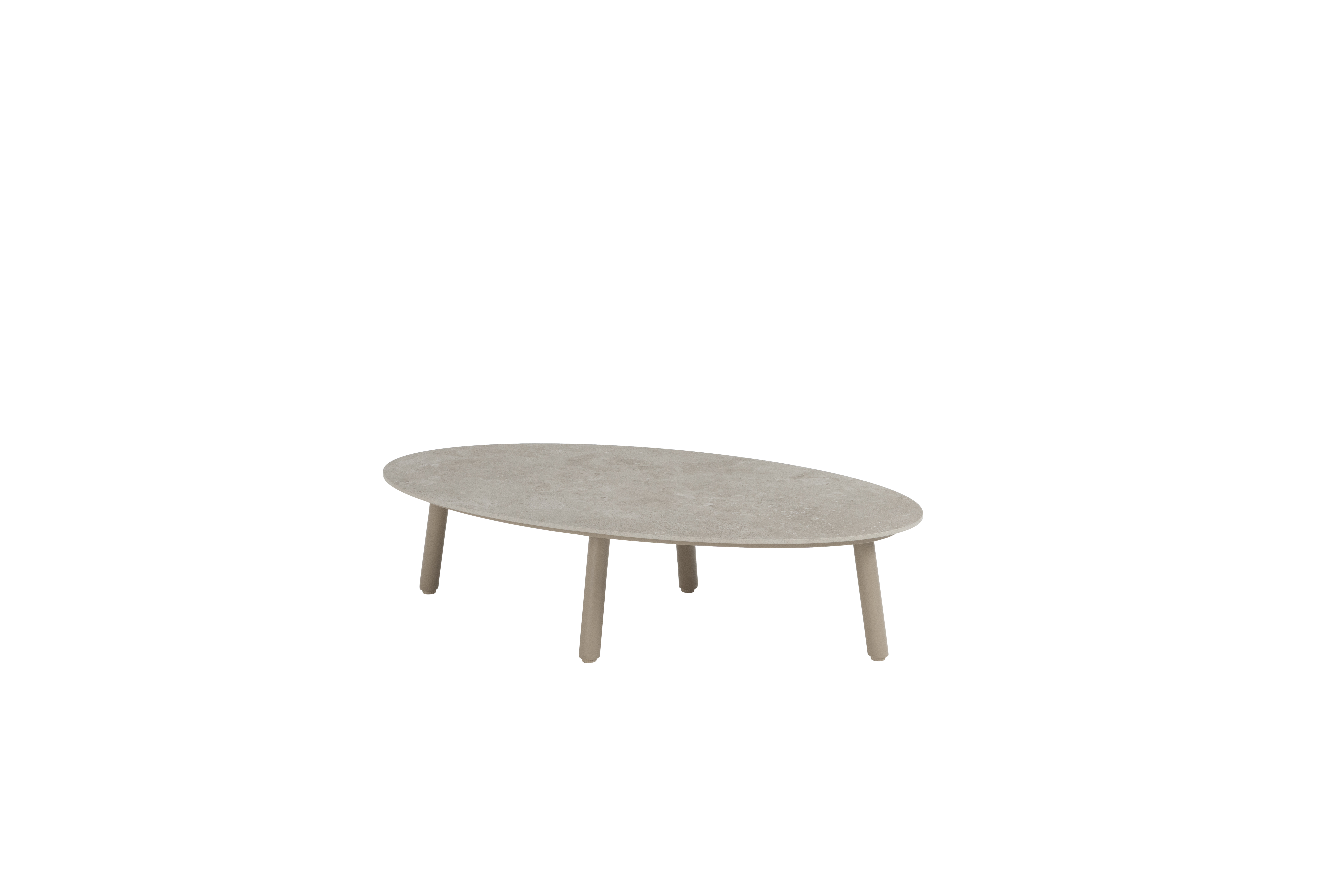  Taste Salute Coffee Table Ellips Ceramic 120x65cm - Latte